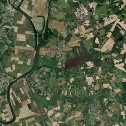 Vue aérienne des environs de Le Parc du château