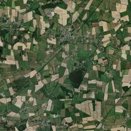 Vue aérienne des environs de AIRE NATURELLE DE CAMPING - ÉTANG DE GRUELLAU