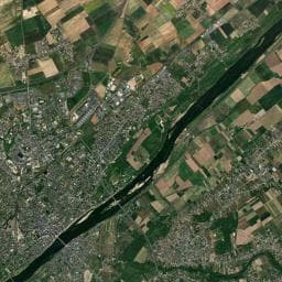 Vue aérienne des environs de Val de Blois