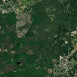 Vue aérienne des environs de Ferme de la Maugerie