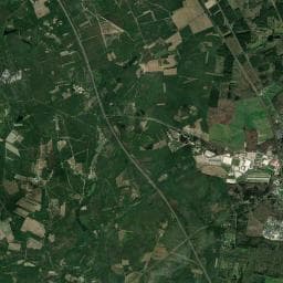 Vue aérienne des environs de Aire de stationnement et de services pour camping-cars - La Ferté-Beauharnais