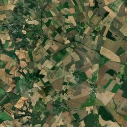 Vue aérienne des environs de La Courtillerie