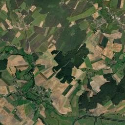 Vue aérienne des environs de Camping-caravaning La Fontaine aux fées