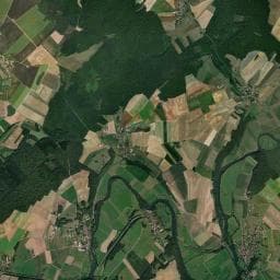Vue aérienne des environs de Camping La Louvière à Soing