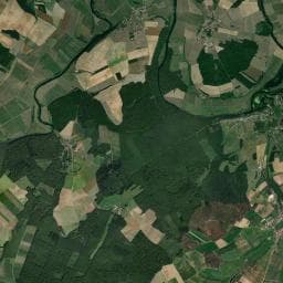 Vue aérienne des environs de Domaine Saône Valley