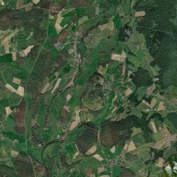 Vue aérienne des environs de Camping Le Pâtis
