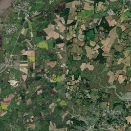 Vue aérienne des environs de Camping Le Cadran Solaire