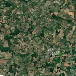 Vue aérienne des environs de Camping La Blanche Hermine