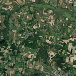 Vue aérienne des environs de Sur les Rives de Pont Miny