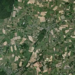 Vue aérienne des environs de Camping de la Forêt