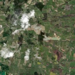 Vue aérienne des environs de ire du bois de la Pentière