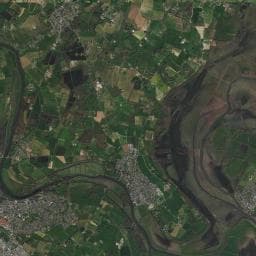 Vue aérienne des environs de Aire de camping-car de Feneu