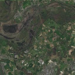 Vue aérienne des environs de Aire de camping-car à Rives-du-Loir-en-Anjou