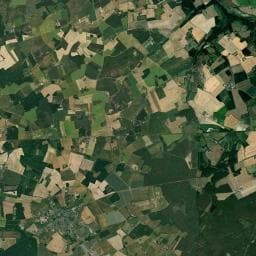 Vue aérienne des environs de Aire de services du camping Paradis l'Arada parc
