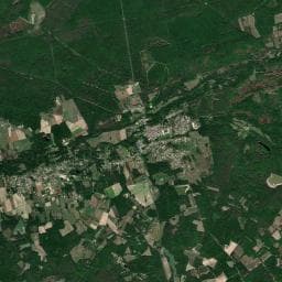 Vue aérienne des environs de Camping Huttopia Les Châteaux