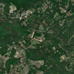 Vue aérienne des environs de Aire Camping-cars Bauzy - Étang