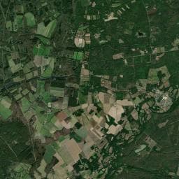 Vue aérienne des environs de Domaine des Alicourts