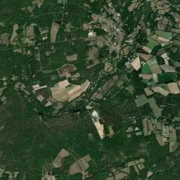Vue aérienne des environs de Les 5 Étangs