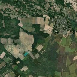 Vue aérienne des environs de Les Petits Près
