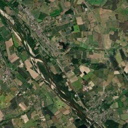 Vue aérienne des environs de Gîte d'étapes de la Malitorne