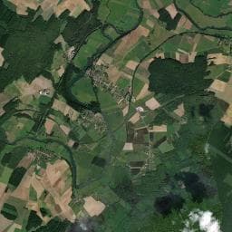 Vue aérienne des environs de Aire de camping-car à Savoyeux