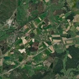 Vue aérienne des environs de Camping le Chapeau Chinois