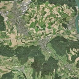 Vue aérienne des environs de Waldhütte Schöneberg