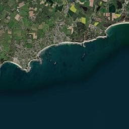 Vue aérienne des environs de Saint-Jacques