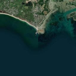 Vue aérienne des environs de Manoir de Ker an Poul
