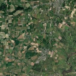 Vue aérienne des environs de Aire de camping cars de Drefféac