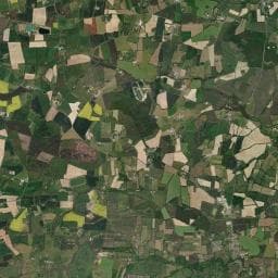 Vue aérienne des environs de Camping municipal de Villemoisan