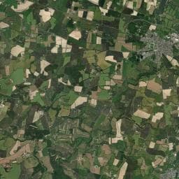 Vue aérienne des environs de Camping de Villemoisan