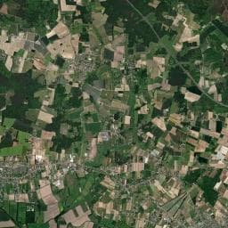 Vue aérienne des environs de Natanjou