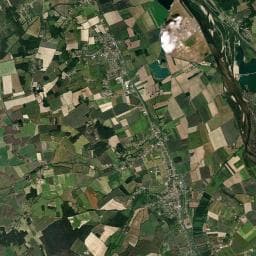 Vue aérienne des environs de Aire de service Sury-Près-Léré
