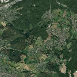 Vue aérienne des environs de Aire de camping-cars Vandoncourt