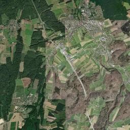 Vue aérienne des environs de Cabane forestière du Rond-Bois