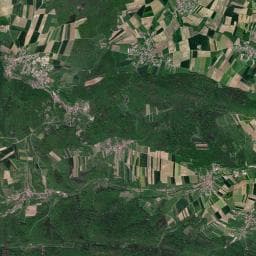 Vue aérienne des environs de Cabane de Lutter