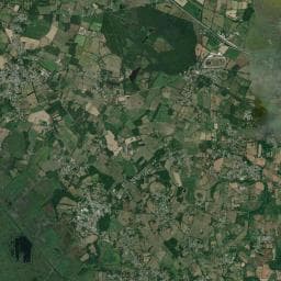Vue aérienne des environs de Camping du bois de Beaumard