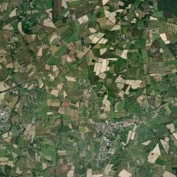 Vue aérienne des environs de Étangs de la Madeleine