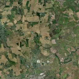 Vue aérienne des environs de Aire de camping car La Sebilière