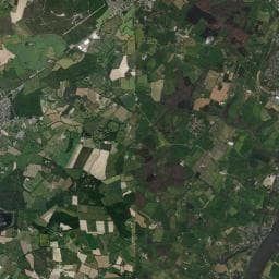 Vue aérienne des environs de Aire de camping-car à Beaucouzé