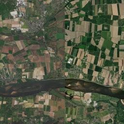 Vue aérienne des environs de Aire d'accueil de camping-car du port Maillard