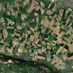 Vue aérienne des environs de Camping Port La Vallée