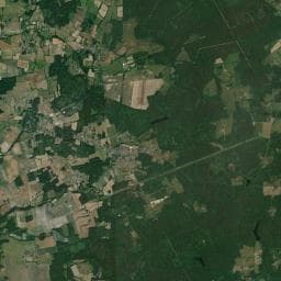 Vue aérienne des environs de Camping Le Bois des Forges