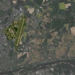 Vue aérienne des environs de Les Acacias