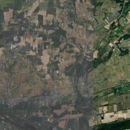 Vue aérienne des environs de Camping du Bec de Cisse