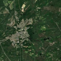 Vue aérienne des environs de Aire de stationnement camping-cars Salbris