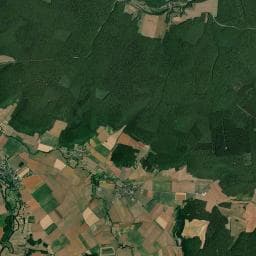 Vue aérienne des environs de Camping municipal les Trois Fontaines