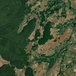 Vue aérienne des environs de Source du Tot
