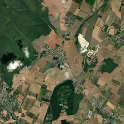 Vue aérienne des environs de Aire de camping-car à Messigny-et-Vantoux